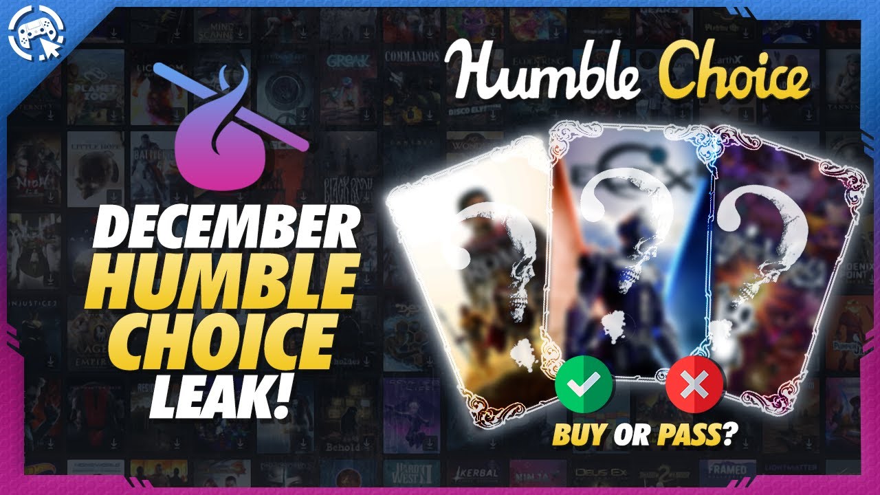 The first Humble Choice games may have been leaked