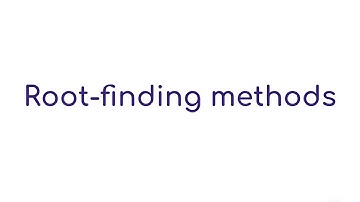 Root-finding methods