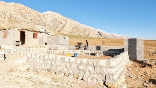 Mehin and Qasr Ziba: the project of building a nomad shelter in the mountains