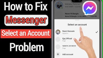 How To Fix Messenger Select An Account Problem [2022] | Fix Messenger Login Problem