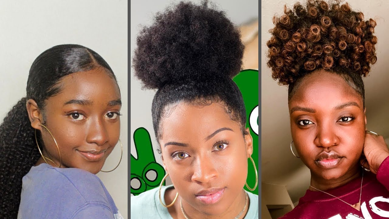 Quick And Easy Hairstyles For Natural Hair 3 YouTube Quick And Easy Hairstyles For Natural Hair 3 YouTube
