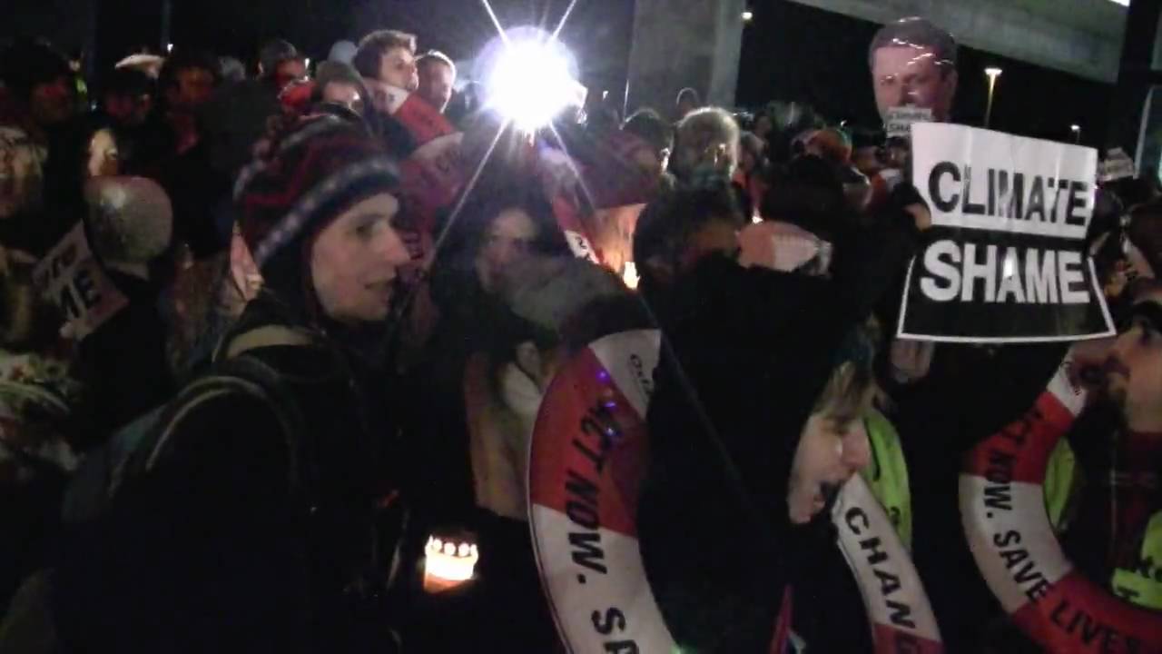 International Youth Protest Outside Bella Center