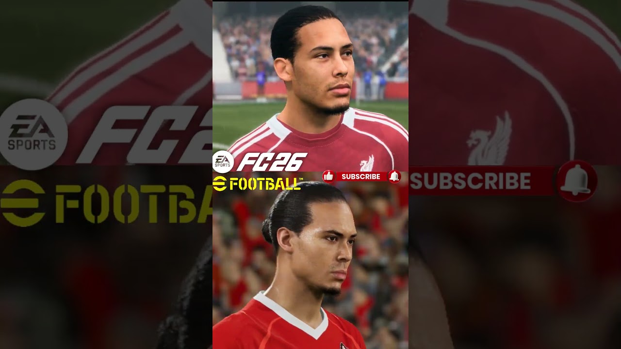 FC 26 Player Faces vs eFootball Player Faces  Graphics Comparison EA SPORTS FC 26 vs eFootball 