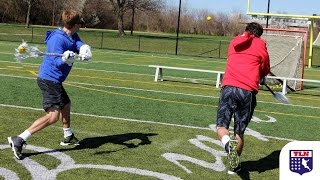 Lacrosse Accuracy Shooting Drill with Steele and Wells Stanwick