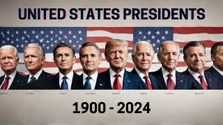 Presidents of United States from 1900 to 2024