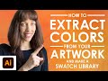 How to Extract All Colors and Create a Swatch Library in Adobe Illustrator