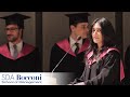 Commencement speech 2012  fulltime mba  sda bocconi