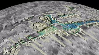 Flying Over Valles Marineris, Mars with AnalysisReady Data