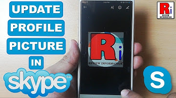 UPDATE / CHANGE PROFILE PICTURE IN SKYPE
