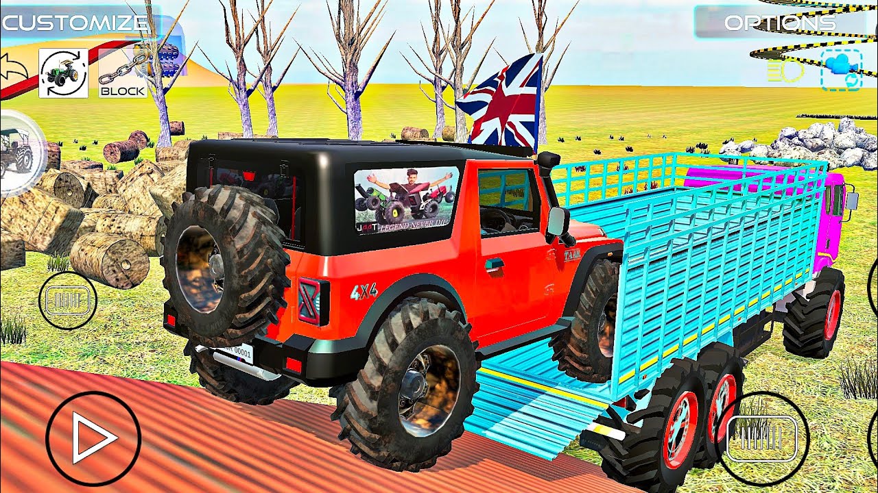 Loading Thar 4x4 in Dumper4x4🔥 