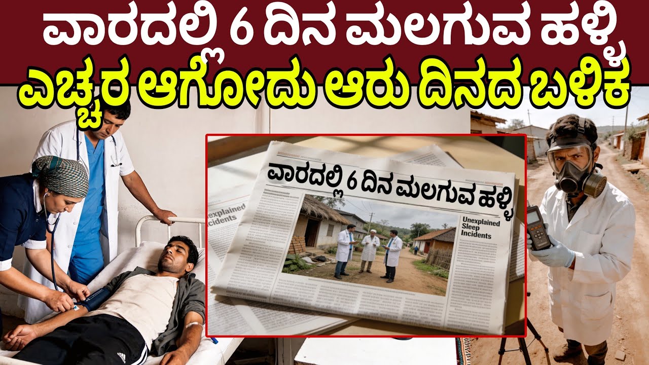 ವಾರದಲ್ಲಿ 6 ದಿನ ಮಲಗುವ ಹಳ್ಳಿ ಎಚ್ಚರ ಆಗೋದು ಆರು ದಿನದ ಬಳಿಕ ವಿಚಿತ್ರ ಹಳ್ಳಿ ಯಾವುದು ಗೊತ್ತಾ? | Sleeping Village