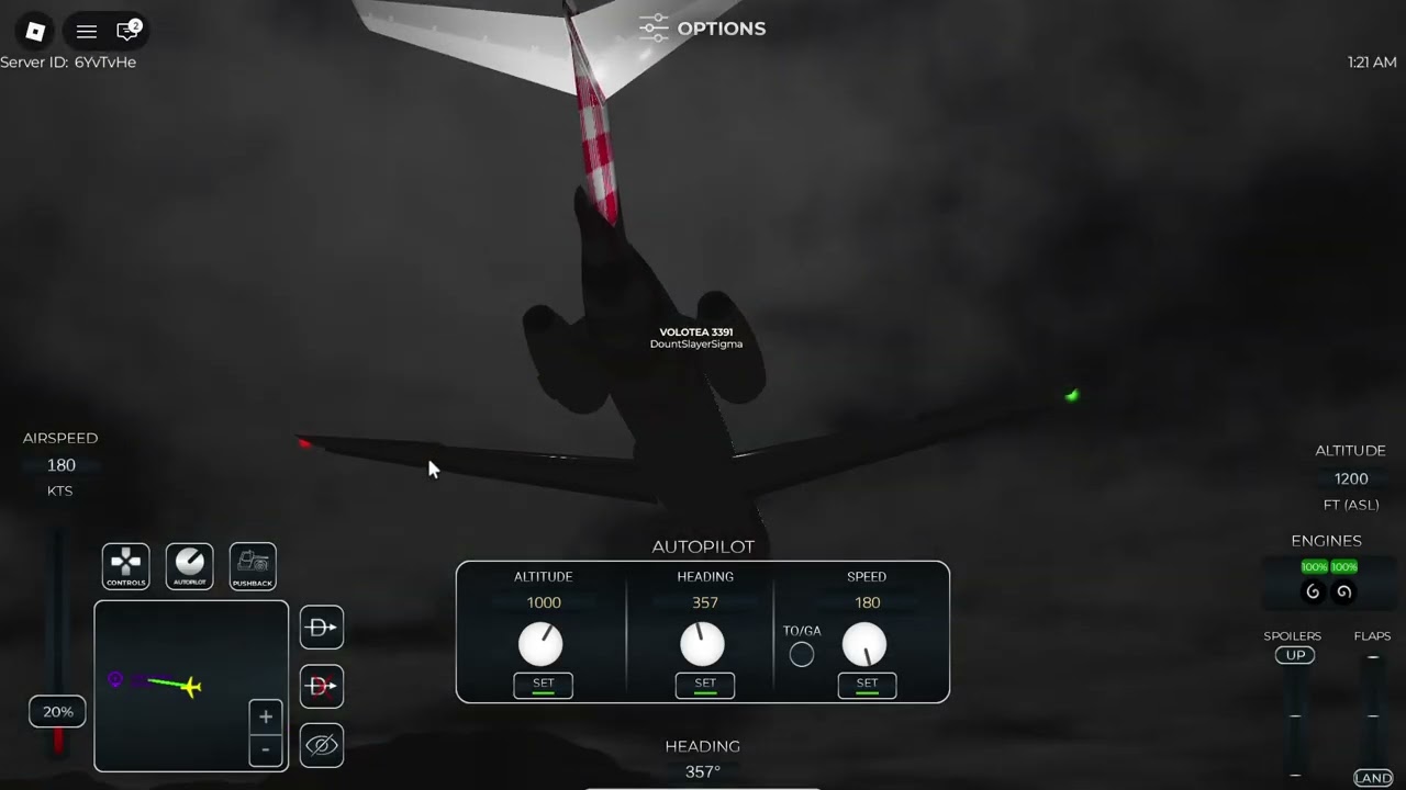 Volotea 3391 Flight from MDAB-GCLP in Project Flight