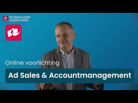 Online voorlichting Ad Sales & Accountmanagement | Hogeschool Rotterdam