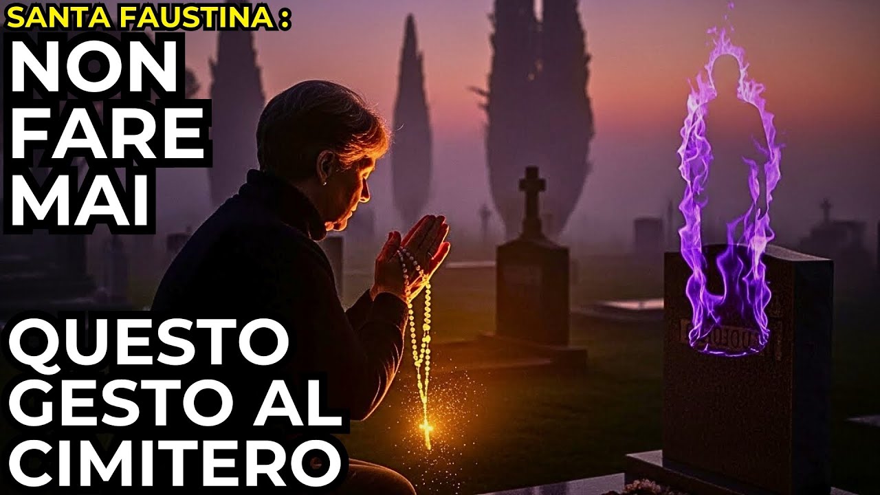 Non fare mai questo gesto al cimitero. Potrebbe disturbare il riposo della tua anima cara