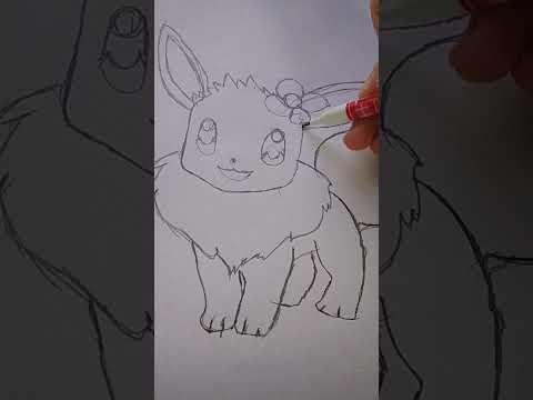 Drawing Eevee Pokemon Pokemon drawing fyp