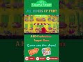 Join us at KDP for ALL KINDS OF FUN! #sesamestreet #elmo #fun #singing #puppet #puppetshow