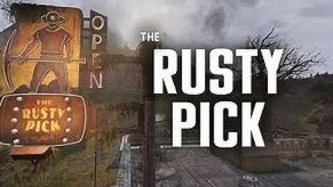 Glitch into the rusty pick!!! fallout 76