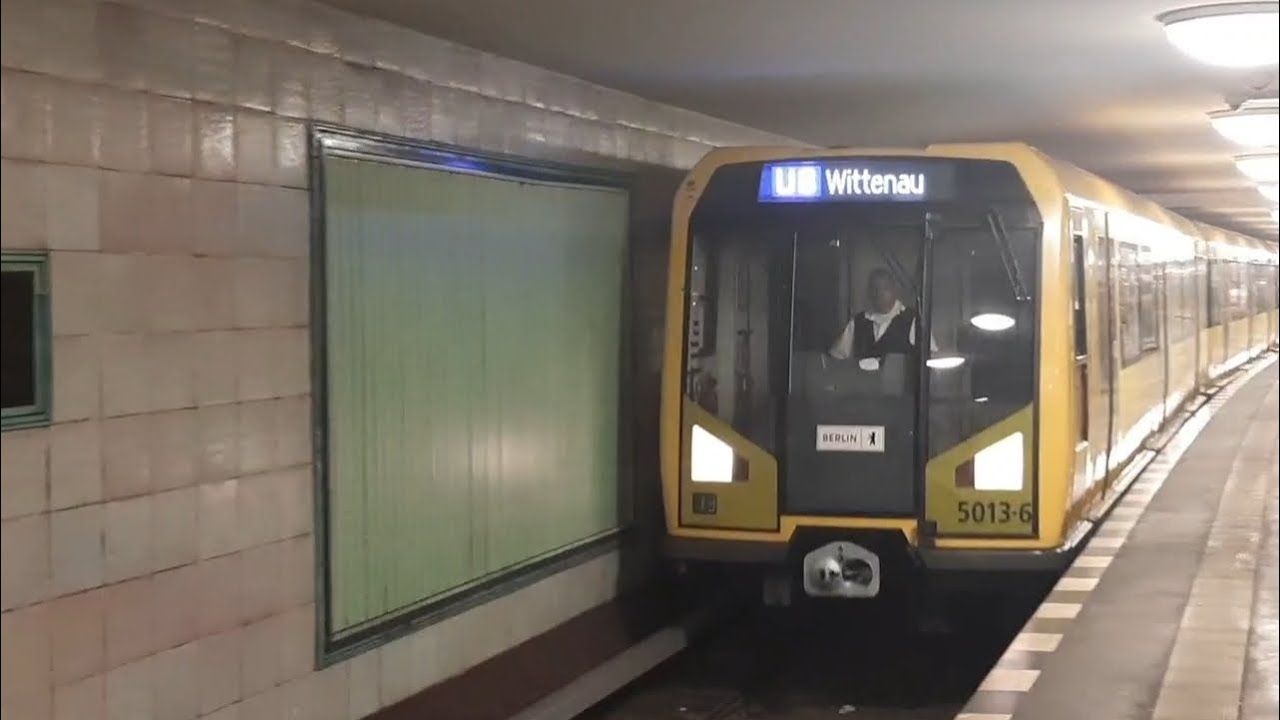 U8 Berlin mitfahrt von Moritzplatz bis Wittenau mit den H01 | ÖPNV Berlin