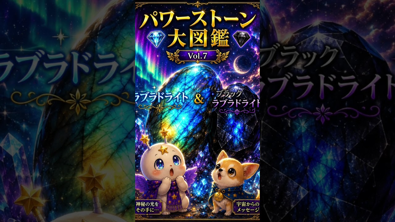 💎 ラブラドライト＆ブラックラブラドライト｜宇宙と夜空の輝き