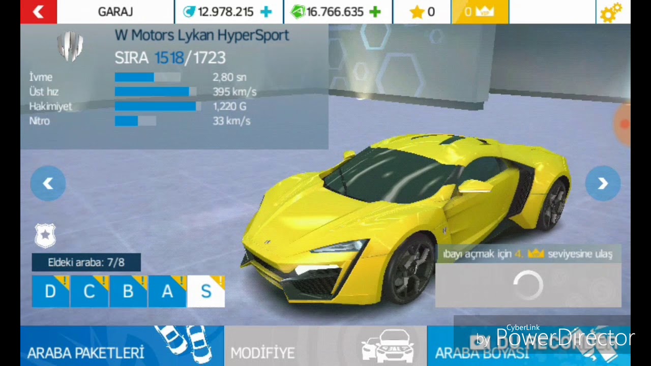 Compro todos los autos de Asphalt nitro