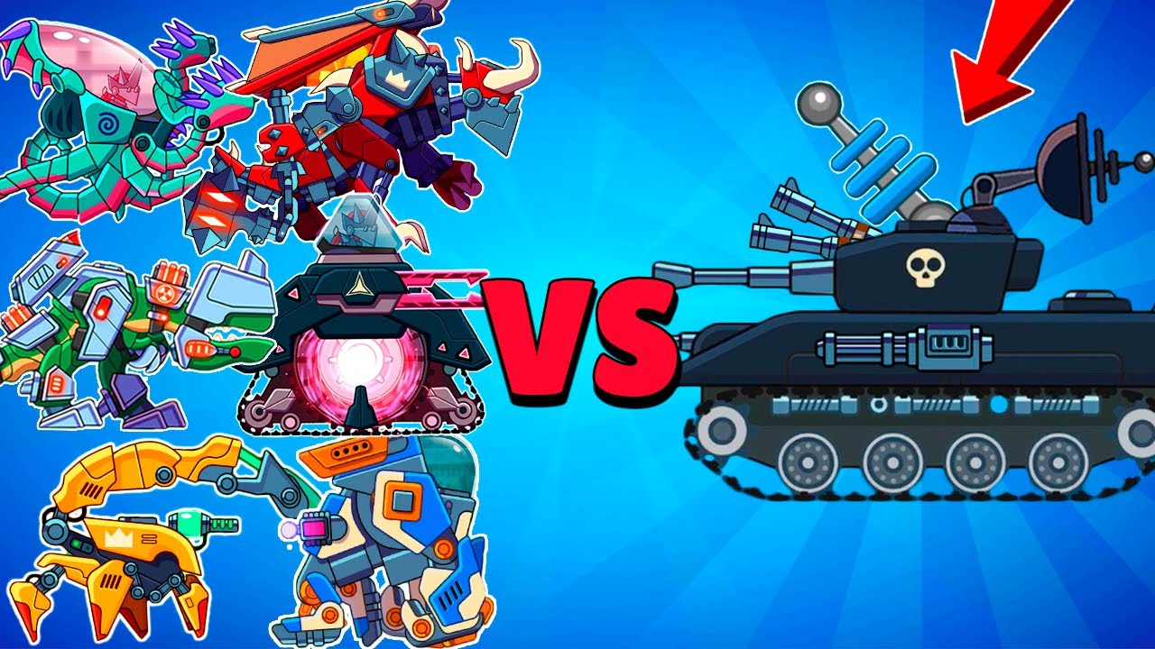 BOSS THUNDERCLAP VS ALL 24 TANKS in Hills of Steel. Games Tanks