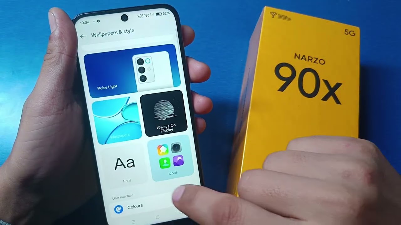 Realme Narzo 90X — Как изменить размер шрифта