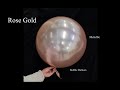 Eanjia Brand New Metallic Bubble Balloon ---Rose Gold