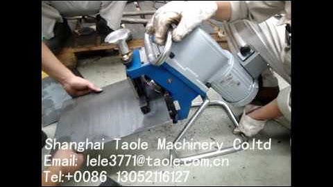 portable beveling chamfering machine for plate and pipe GBM-6D