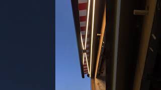 Motorized Retractable Awning with LED Lighting | Outdoor Living