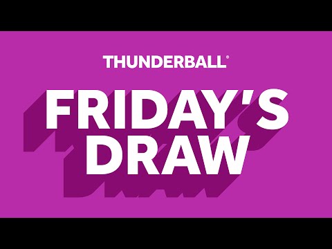 The National Lottery Thunderball draw results from Friday 20 March 2026