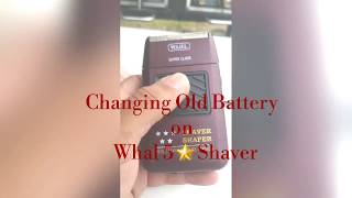 wahl shaver battery