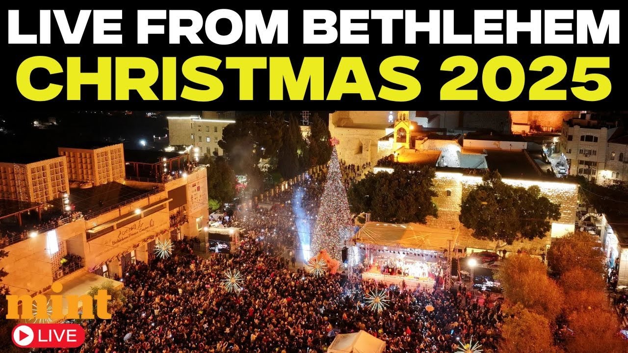 Live | Christmas Celebration In Bethlehem | Festive Cheers Return After ...