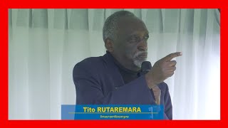 Tito Rutaremara yavuze ku mvano y'amacakubiri mu Rwanda | Ibinyoma muri telegaramu ya Kayibanda