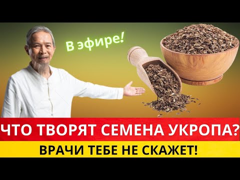 Ведь врачи не дураки! Всего одна ложка СЕМЯН УКРОПА и организм станет как Новый.