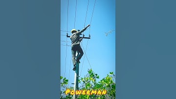 “Powering The World💪, One Line At a Time✅. ⚡️” #hescom #lineman #powerman #ytshorts #viralshort #lv