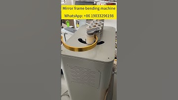 2-way bending machine for shapes of frame! #mirrorframe #bendingmachine #aluminumprofile #ledmirror