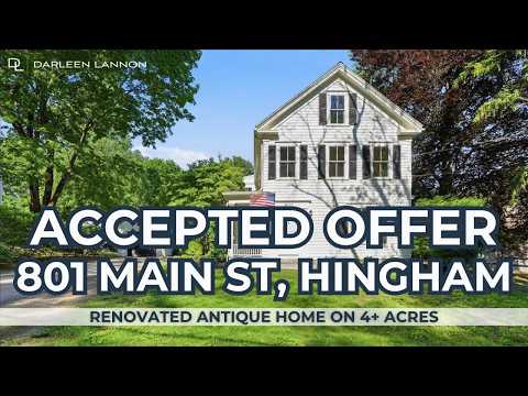 801 Main St, Hingham, MA home video tour