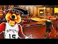 MY RIM PROTECTOR MADE a 98 OVR MASCOT RUN AWAY in STAGE - NBA 2K19