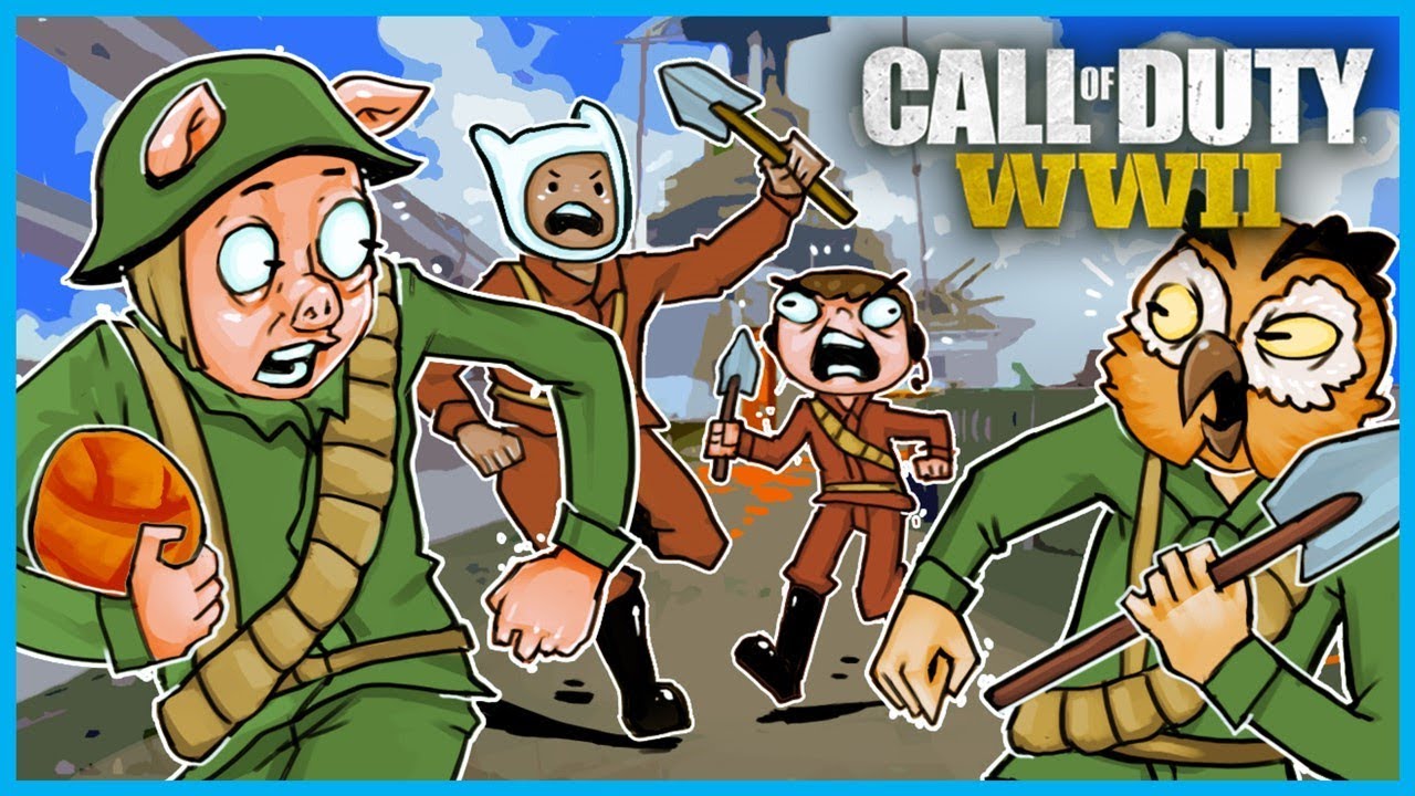 Call of Duty: World War II Funny Moments! - Gridiron Championships! (Funny Custom Game Modes!)