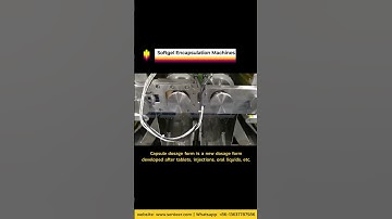 Production Process Of Softgel Encapsulation Machine