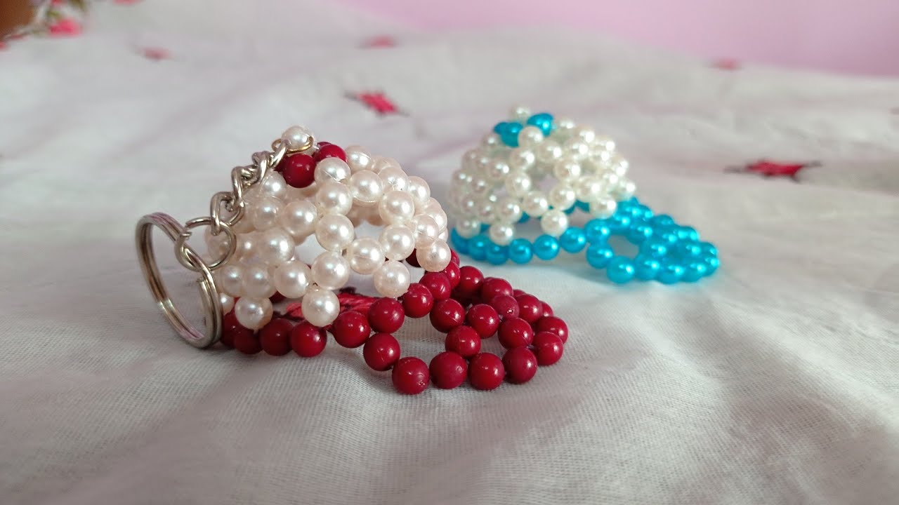 Beaded keychain