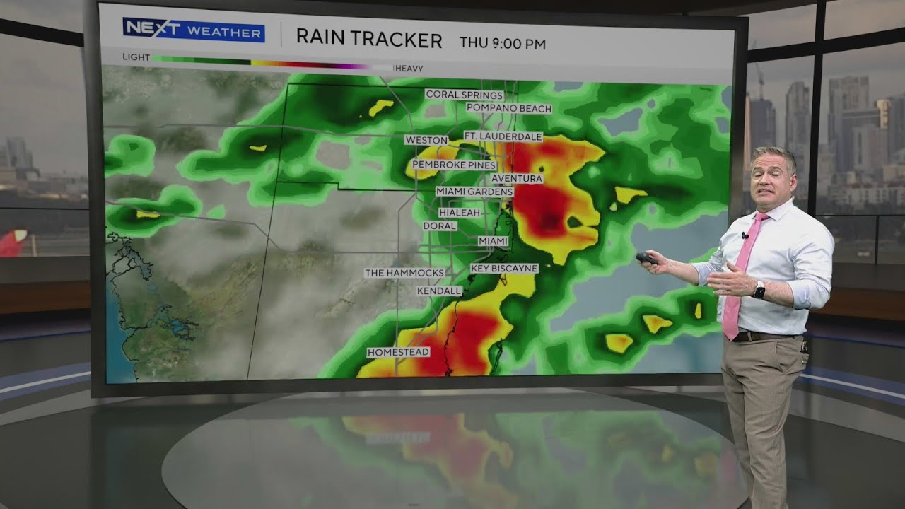 Heavy rainfall expected ahead for South Florida - YouTube