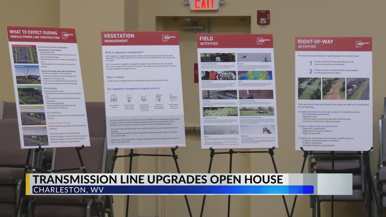Appalachian Power talks transmission line upgrades at Kanawha County open house