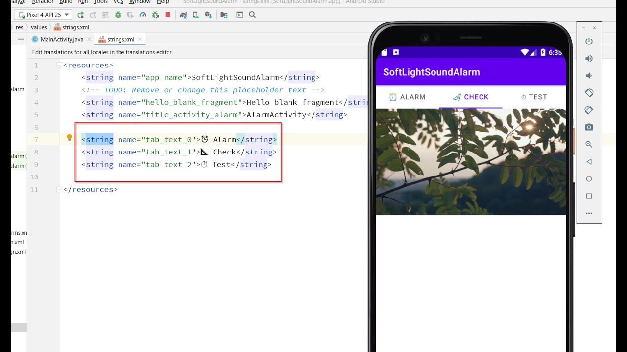 🐞 Get Android Text String From Resources File