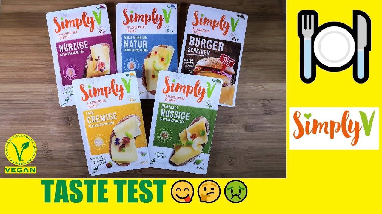 TASTE TEST #28 - Veganer Käse von SIMPLY V