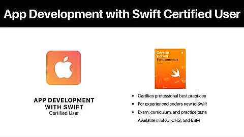 App Develop with Swift Certification Program Updat...