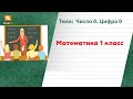 Число 0  Цифра 0. Математика 1 класс