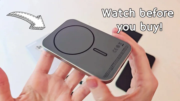 Magnetic Power Bank by Momax 5000mAh Wireless Portable Charger for iPhone, Demo and Review