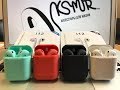 i12 TWS - подробный обзор цветного конкурента Airpods и сравнение с i10, i11.