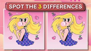 【Level : Normal】 Spot the Difference: The Cartoon Difference Detective!